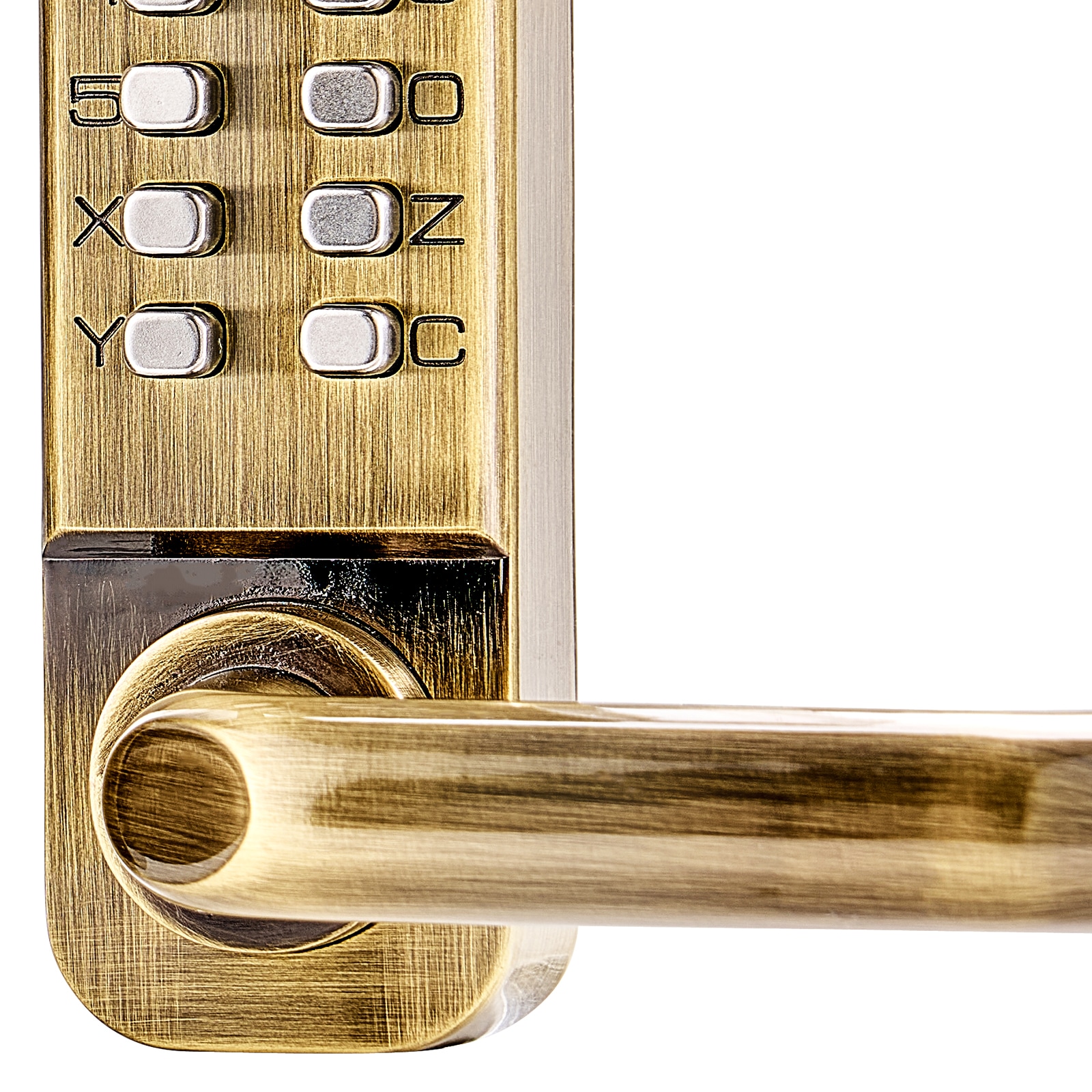 Mechanical Keyless Entry Door Lock For Outdoor Gate And Fence_voghion.com